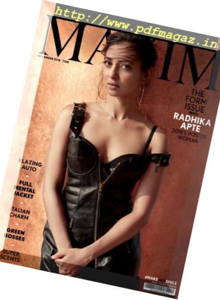 Maxim India – November 2018 Cover
