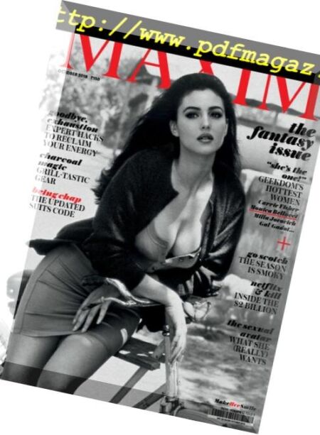 Maxim India – October 2018 Cover