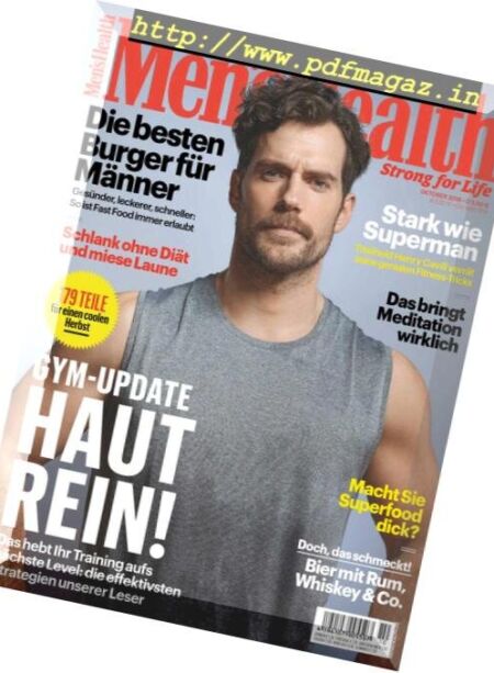 Men’s Health Germany – Oktober 2018 Cover