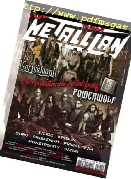 Metallian – aout-septembre 2018 Cover