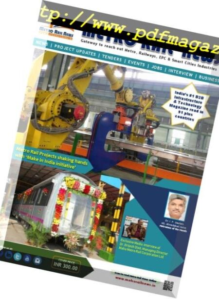 Metro Rail News – October 2018 Cover
