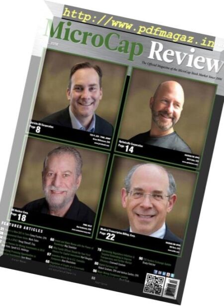 MicroCap Review – Fall 2018 Cover