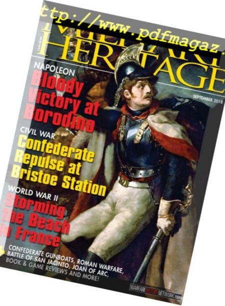 Military Heritage – August 2018 Cover