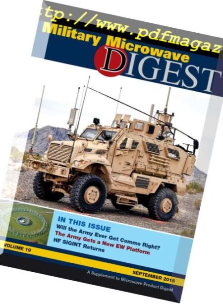 Military Microwave Digest – September 2018 Cover