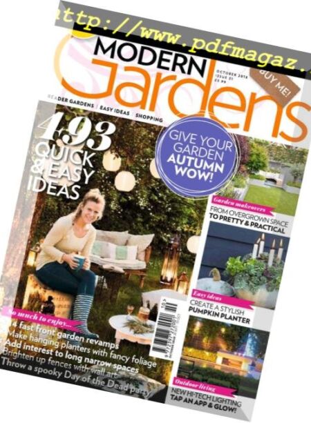 Modern Gardens – October 2018 Cover