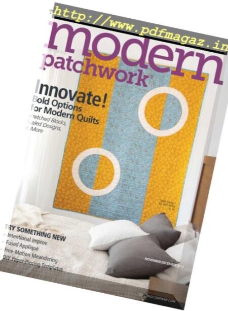 Modern Patchwork – October 2018 Cover