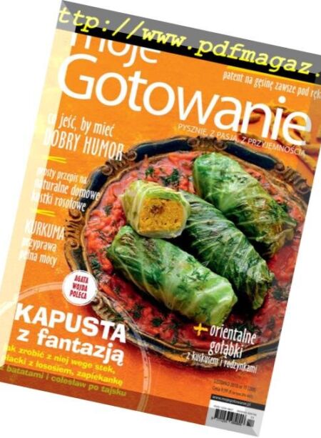 Moje Gotowanie – Listopad 2018 Cover