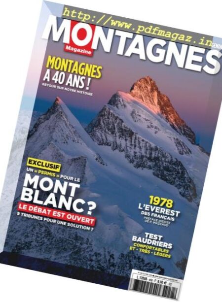 Montagnes Magazine – Octobre 2018 Cover