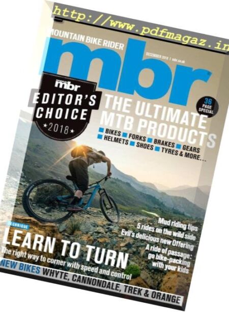 Mountain Bike Rider – December 2018 Cover