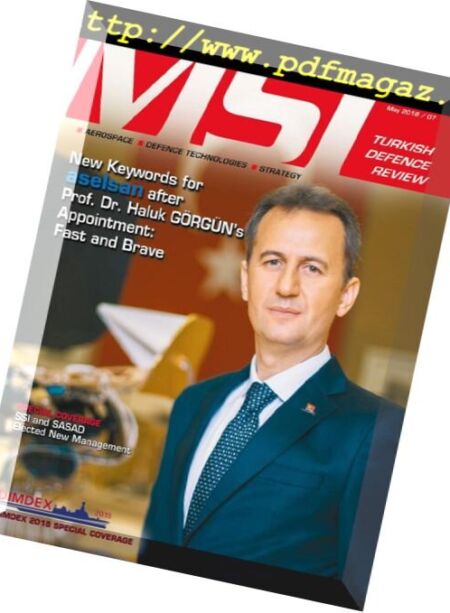 MSI Turkish Defence Review – May 2018 Cover