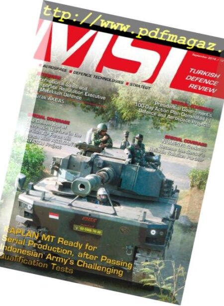MSI Turkish Defence Review – September 2018 Cover