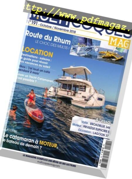 Multicoques Le Magazine – octobre-novembre 2018 Cover