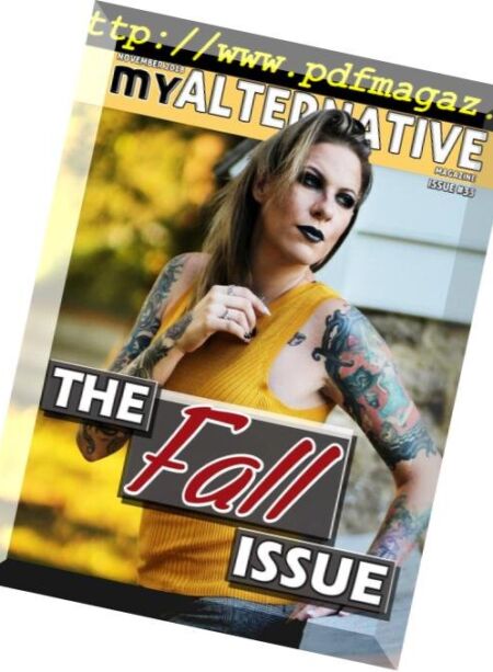 MyAlternative – Issue 33, November 2018 Cover