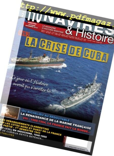 Navires & Histoire – octobre-novembre 2018 Cover