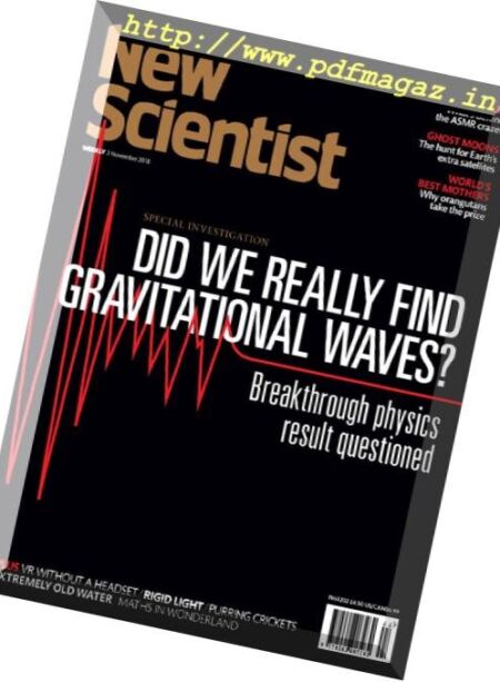 New Scientist International Edition – November 03, 2018 Cover