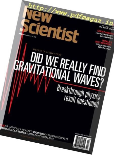 New Scientist – November 03, 2018 Cover