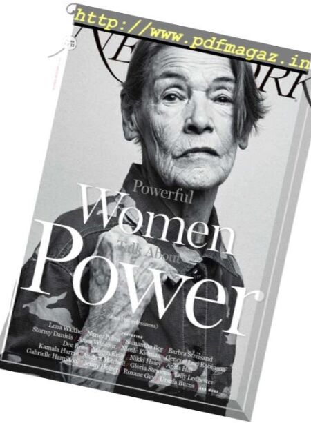 New York Magazine – October 15, 2018 Cover