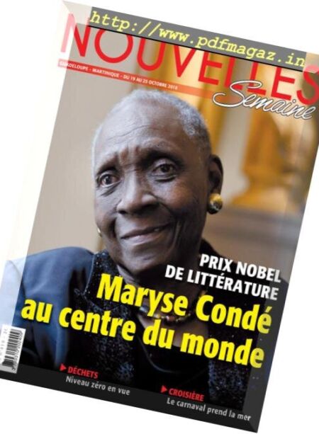 Nouvelles Semaine – 19 Octobre 2018 Cover