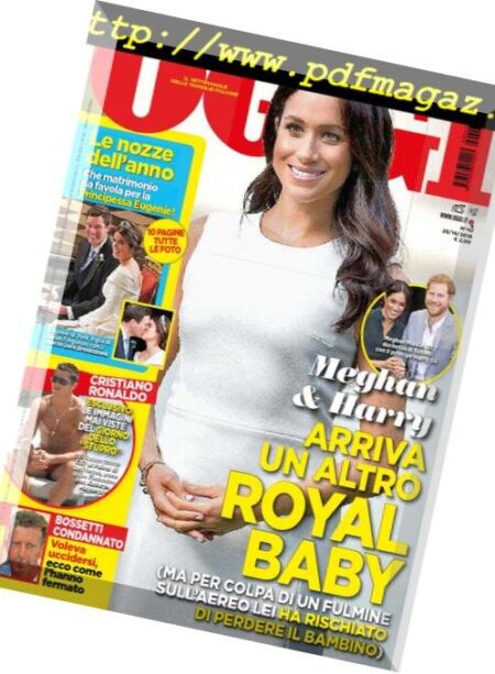 Oggi – 25 Ottobre 2018 Cover