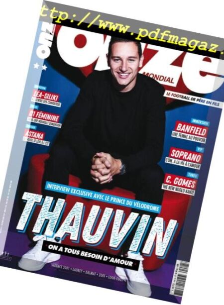 Onze Mondial – Novembre 2018 Cover