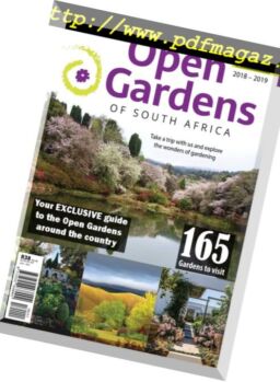 Open Gardens of South Africa – 2018