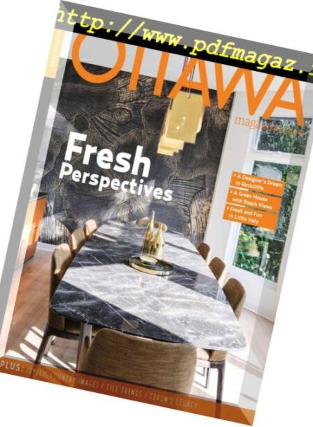 Ottawa Magazine – October 2018 Cover