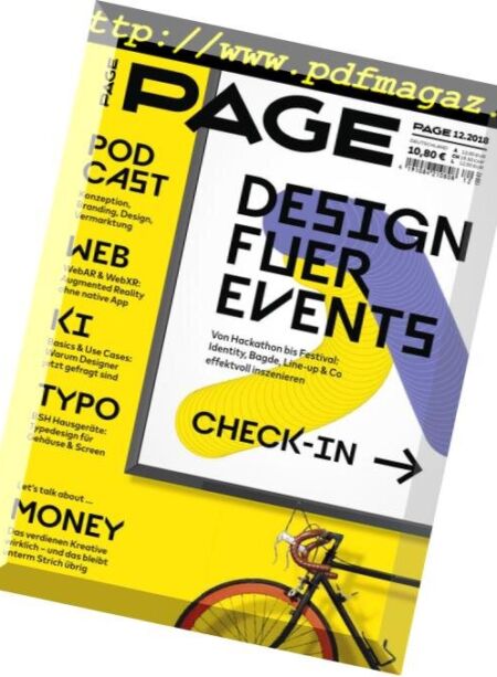 Page – Dezember 2018 Cover