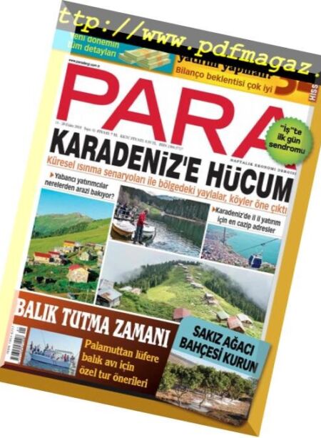 Para – 15 Ekim 2018 Cover