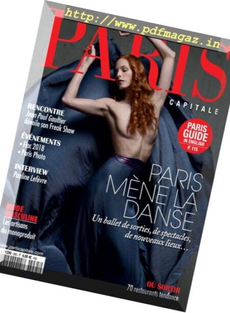 Paris Capitale – Octobre 2018 Cover