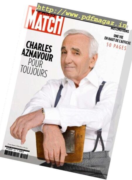 Paris Match – 03 octobre 2018 Cover