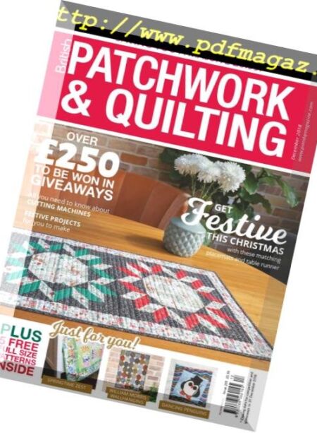 Patchwork & Quilting UK – December 2018 Cover