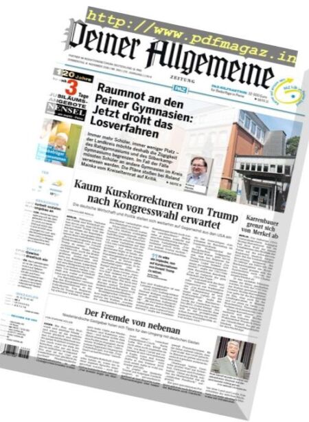 Peiner Allgemeine Zeitung – November 2018 Cover