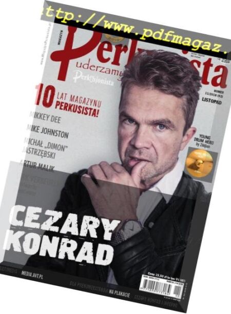 Perkusista – Listopad 2018 Cover