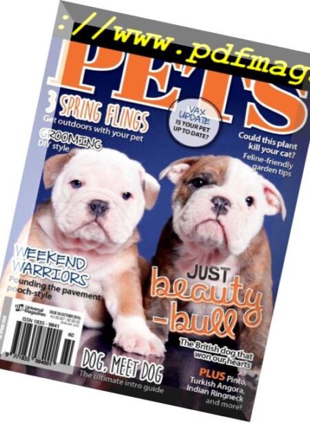 Pets Australia – September 2016 Cover