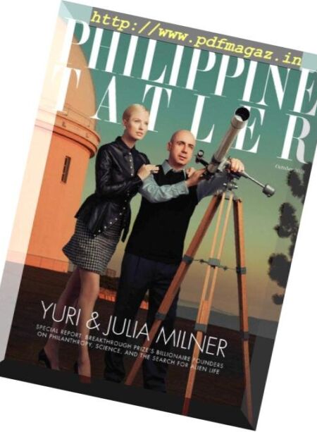 Philippine Tatler – October 2018 Cover