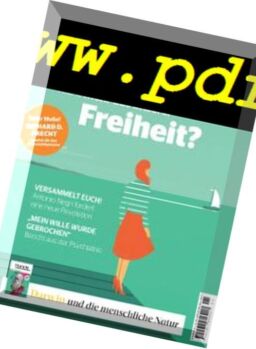 Philosophie Magazin Germany – August-September 2018