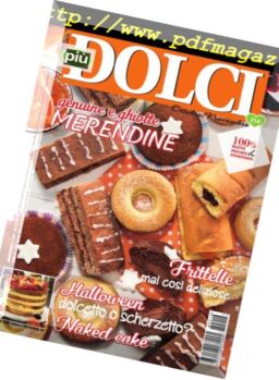piuDOLCI – Ottobre-Novembre 2018