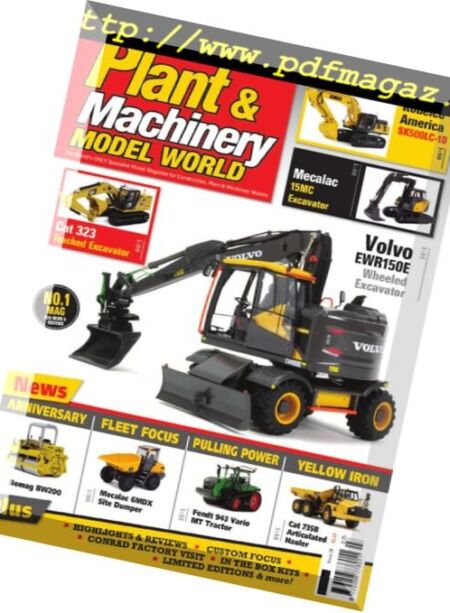 Plant & Machinery Model World – August 2018 Cover
