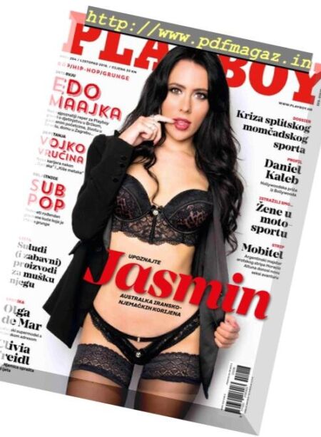 Playboy Croatia – Listopad 2018 Cover