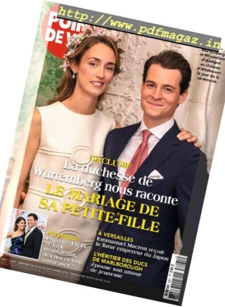 Point de Vue – 19 septembre 2018 Cover