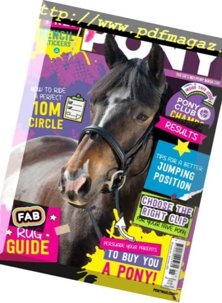 Pony Magazine – October 2018 Cover
