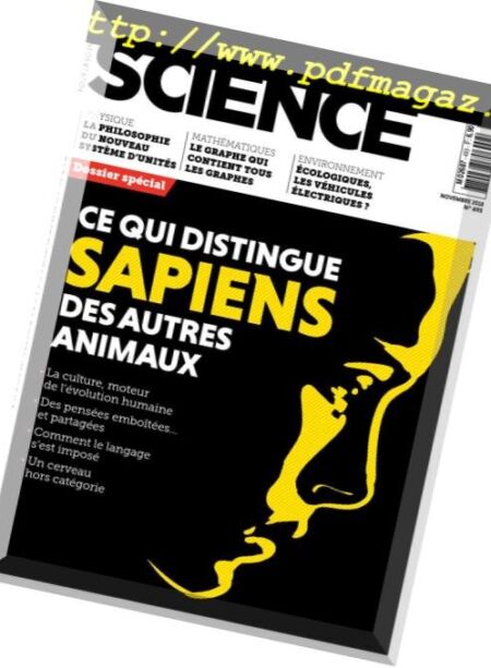 Pour la Science – novembre 2018 Cover