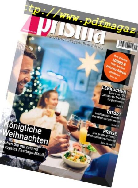 Prisma – 01 Dezember 2018 Cover