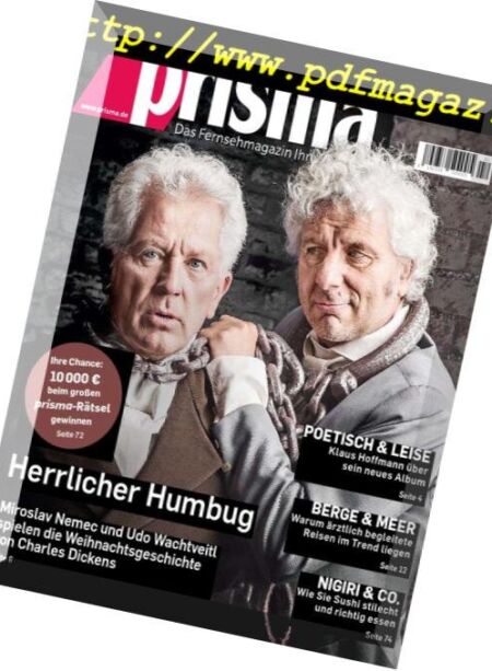 Prisma – 20 Oktober 2018 Cover