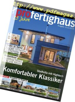 Pro Fertighaus – November-Dezember 2018