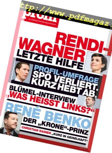 Profil – November 2018 Cover