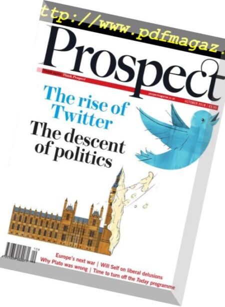 Prospect Magazine – October 2018 Cover