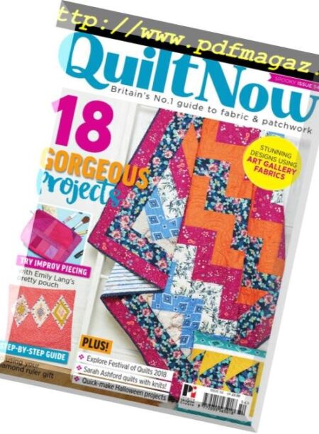 Quilt Now – September 2018 Cover