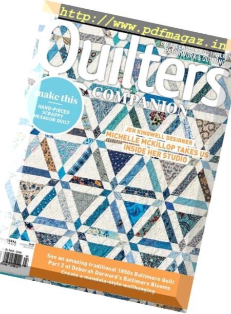 Quilters Companion – September 2018 Cover