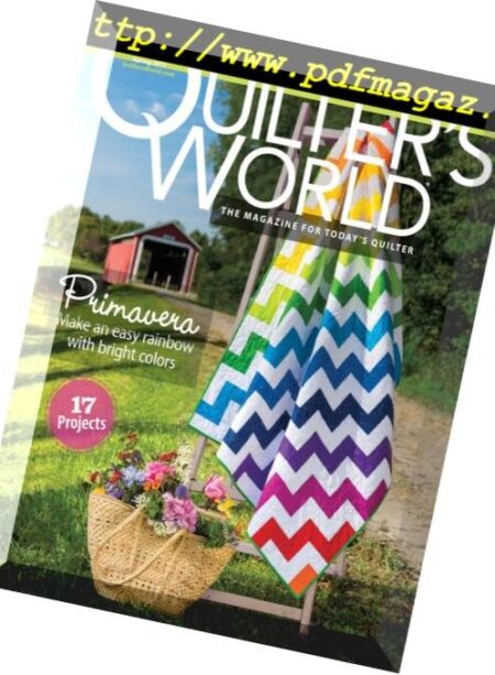 Quilter’s World – January 2017 Cover